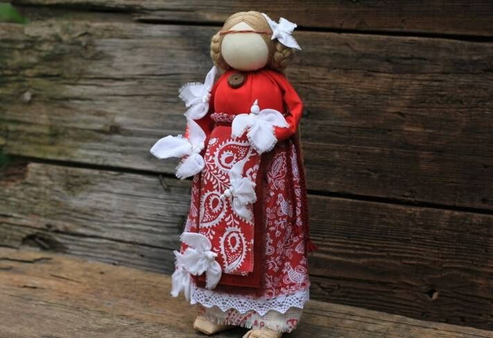 Slavic doll Bird-joy, which attracts well-being in the house