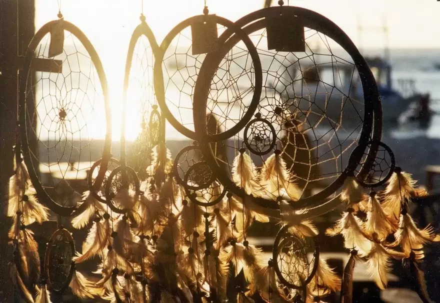 good luck amulet - dream catcher