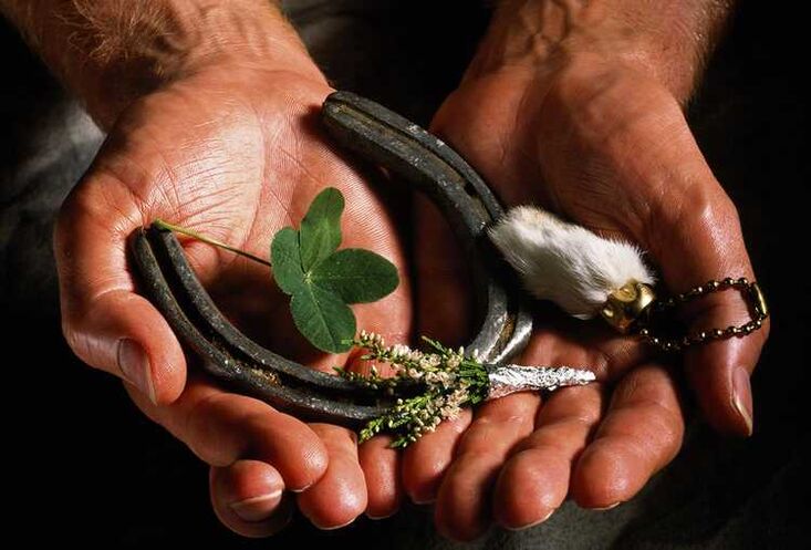 horseshoe as a good luck amulet